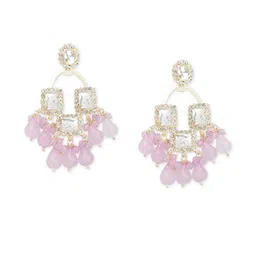 VATSALYA creation Alloy Artificial Stones Earrings image 4