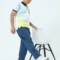 Monte Carlo Boys Typography Printed Polo Collar T-shirt image 5