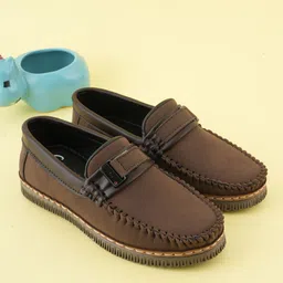 ZOOMBIE Boys Slip On Moccasin Loafers Shoes-image-78