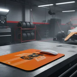 genways McLaren F1 Papaya Racing Edition Gaming Mouse Pad Non Slip Base Mousepad image 2