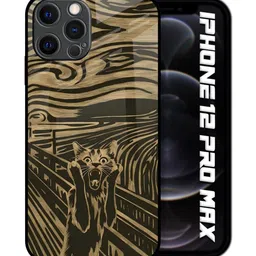 QRIOH Quirky Printed iPhone 12 Pro Max Back Case Mobile Accessories image 2