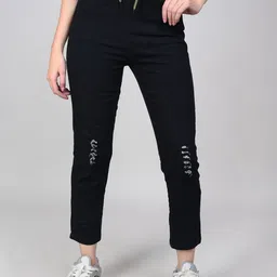 NEUNK Women Comfort Regular Fit High-Rise Mildly Distressed Stretchable Jeans-picture-34