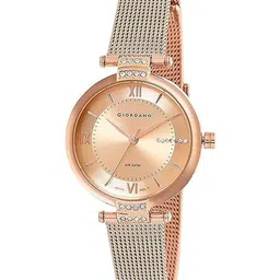 GIORDANO Women Embellished Dial & Stainless Steel Bracelet Style Straps Analogue Watch GD-60009-33-picture-49