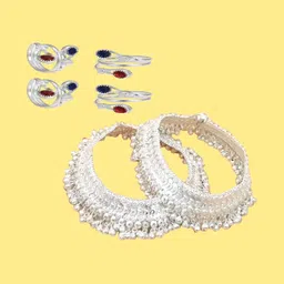 AamNa Enterprises Stone-Studded & Beaded Jewellery Set-picture-21