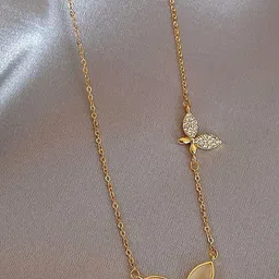 Arzonai Gold Stainless Steel Necklace-picture-24