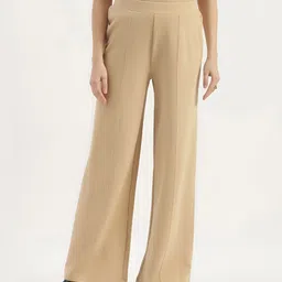 United Colors of Benetton Women Regular Fit Mid-Rise Trousers-image-73