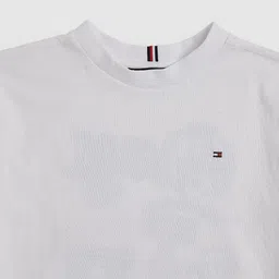 Tommy Hilfiger Boys Typography Printed Round Neck Pure Cotton Relaxed Fit T-shirt image 4