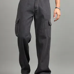 Kolor Fusion Men Loose Mid-Rise Jeans-picture-13