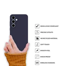 SPRIG Solid Printed Samsung Galaxy S23 FE 5G Back Case Mobile Accessories image 4