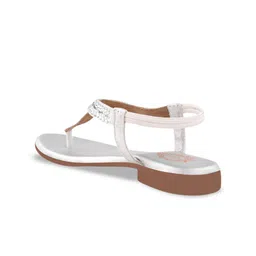 Shoetopia Girls Embellished Party Open Toe Flats image 5