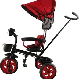 joyride Stroller Pro Music And Light Tricycle| For Kids Trike |Tricycle with Canopy for Kids| Boys|Girls Age Group 2 to 5 Years Tricycle image 3