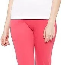 unfld Women Solid Orange Track Pants image 5