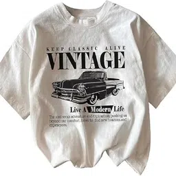 jawdrobe Women Printed Round Neck Cotton Blend White T-Shirt-picture-14