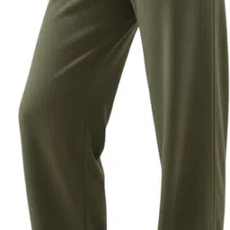 dockstreet Women Solid Olive Track Pants-picture-40