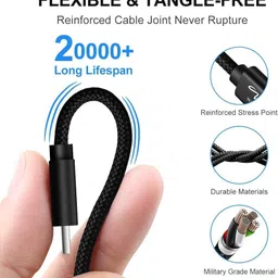 Wayona USB Type C Cable 2 A 2 m Nylon WC2CB1 image 5