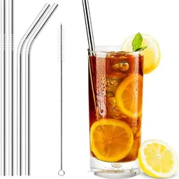 tedred Straight Drinking Straw image 2