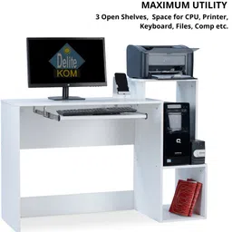 delite kom Santos Engineered Wood Computer Desk image 3