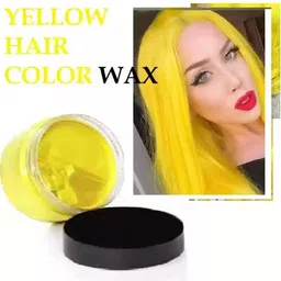 bijlan cosmetic Temporary yellow Color Hair Wax for Perfect Hair Styling-02 , YELLOW-picture-11