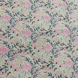 raj handicrafts Unstitched Pure Cotton Multi-purpose Fabric Floral Print-picture-15