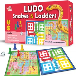 little berry Ludo & Snakes and Ladders Board Game Set (Junior Size) - Board Game for Kids Party & Fun Board Game-picture-25