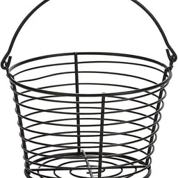 undefined 8139 Small Egg Basket Basket for Carrying and Collecting Chicken Eggs Iron Fruit & Vegetable Basket image 2