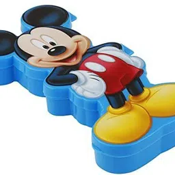 sonanshi Blue Mickey Mouse Lunchbox & Pencil Box Mickey Mouse Art Plastic Pencil Box image 2