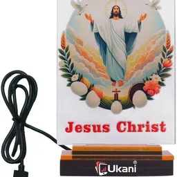 ukani UV Printed USB JESUS CHRIST Lamp for Car/Gift/Table Top Table Lamp-picture-10