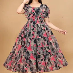 zanies Women Ethnic Dress Red Knee Length Dress-picture-25