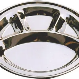 king traders Polypropylene Kitchen & Dining Anti Slip Serving Tray, 33 x 15 cm, Grey Tray image 2