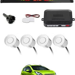 zplus Universal 4 White Reverse Parking Sensor With LED Display For Cars-33 Safety of Passengers/Car One Alarm Kit-1422 Parking Sensor-picture-28