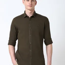 Peter England Casuals Men Slim Fit Opaque Casual Shirt-picture-25