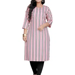 MANTRA DESIGNER Women Pink Polyester Kurtas-image-70