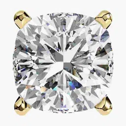 VALANOVA 14Kt Lab Grown Gold Diamond Studded Earrings-1.19 gm image 2