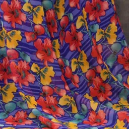 Moda Rapido Pack of 2 Floral Printed Pure Georgette Saree image 3