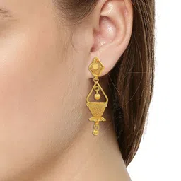 DZINETRENDZ Geometric Drop Earrings image 2