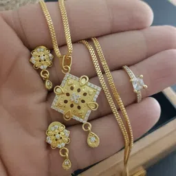 niva fashion Women Gold Pendant-picture-27