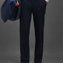 Louis Philippe Men Slim Fit Trousers-image-65