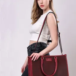 Warbler Women Textured Shopper Tote Bag image 2