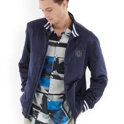 GUESS Men Crop Bomber Jacket-image-66