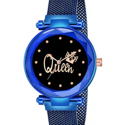 Gopal Shopcart Unisex Bracelet Style Straps Analogue Watch queen Blue Maganet-picture-46
