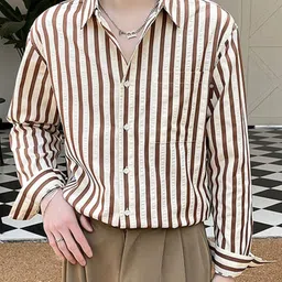 StyleCast Men Original Opaque Striped Casual Shirt image 4