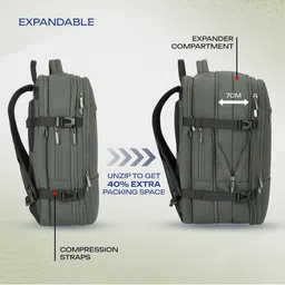 Safari Unisex Command 40L Formal Laptop Backpack Bag with USB Port image 2