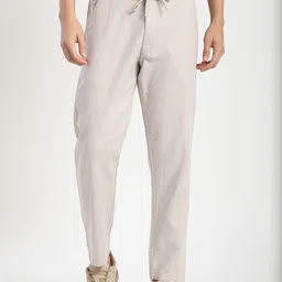 R&B Men Mid-Rise Cotton Chinos Trousers-picture-21