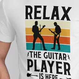 Seekbuylove Typography Printed Short Sleeves Bio Finish Cotton T-shirt image 4