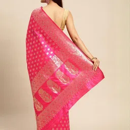 Royal Rajgharana Saree Woven Design Zari Banarasi Sarees image 4