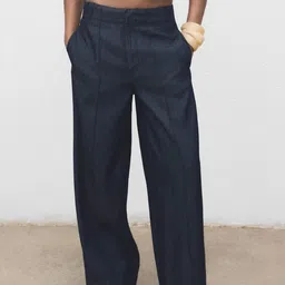 MANGO Women Pleated Trousers-image-54