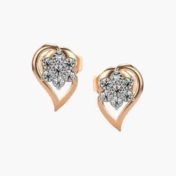 VALANOVA Women 14K Rose Gold & Certified Lab Grown 0.20cts Diamond 1.32gm-image-73