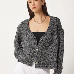 Happiness istanbul Women Speckled Cardigan-picture-13