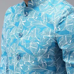 SHOWOFFFF Printed Slim-Fit Single Breasted Blazer image 5