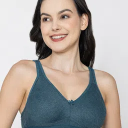 FUNAHME Pack Of 3 Full Coverage Lightly Padded Cotton T-shirt Bras With All Day Comfort image 5